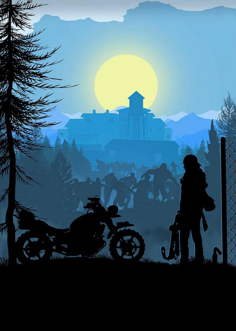 Poster Minimalist Video Game and · Decoración Setup Gamer y Escritorio