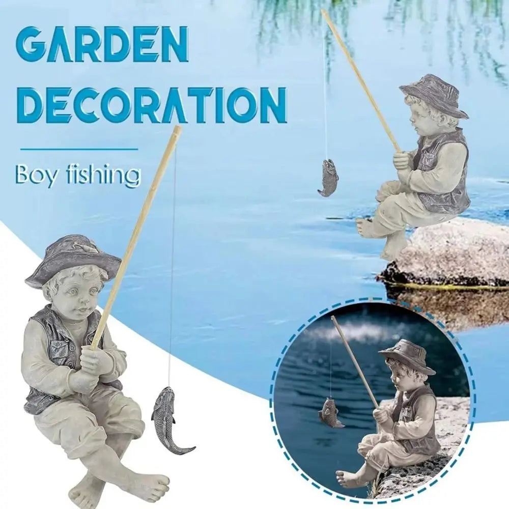 Figura Garden Ornaments Fisherman Removable 5.5 cm · Decoración Setup Gamer y Escr...