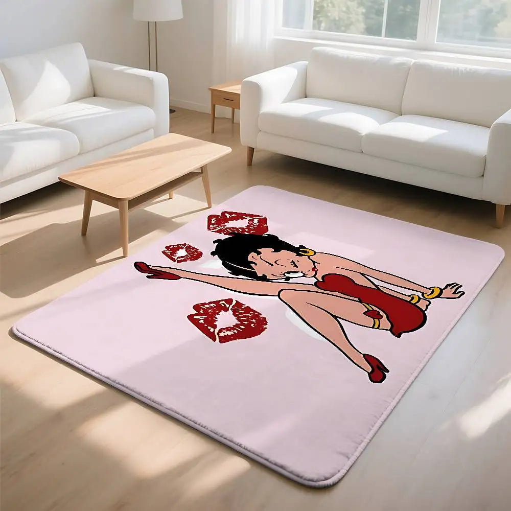 Alfombra Decorativa Sexy B-Betty--B-Boop-s Floor Mat · Decoración Setup Gamer y Es...