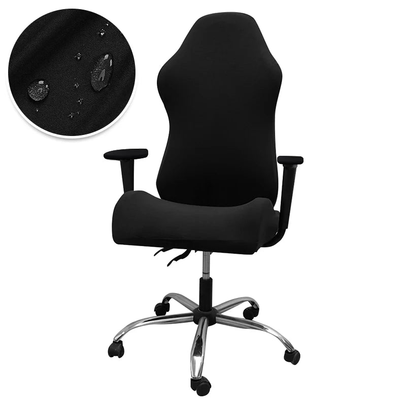 Funda Impermeable para Silla Gaming Negra · Tamaño Universal Reclinable