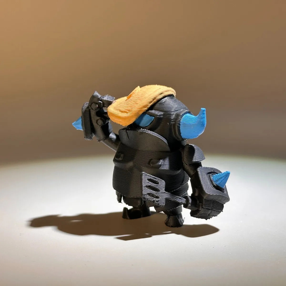 Figura Hand-Painted P.E.K.K.A. Fan-Made Printed Clash Royale · Decoración Setup Ga...