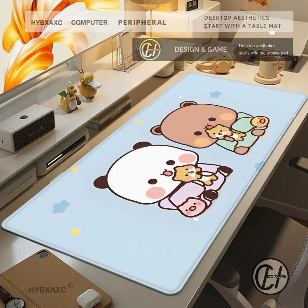 Alfombrilla Gaming XXL BuBu DuDu Kawaii - Mouse Pad Grande HD para Escritorio