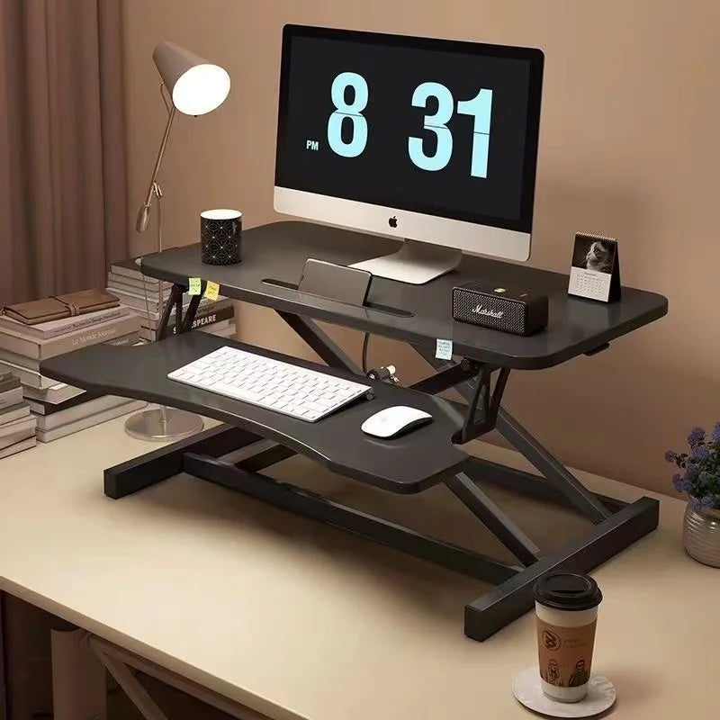 Escritorio de Pie Ajustable - Standing Desk Doble Capa para Trabajar Sentado o de Pie