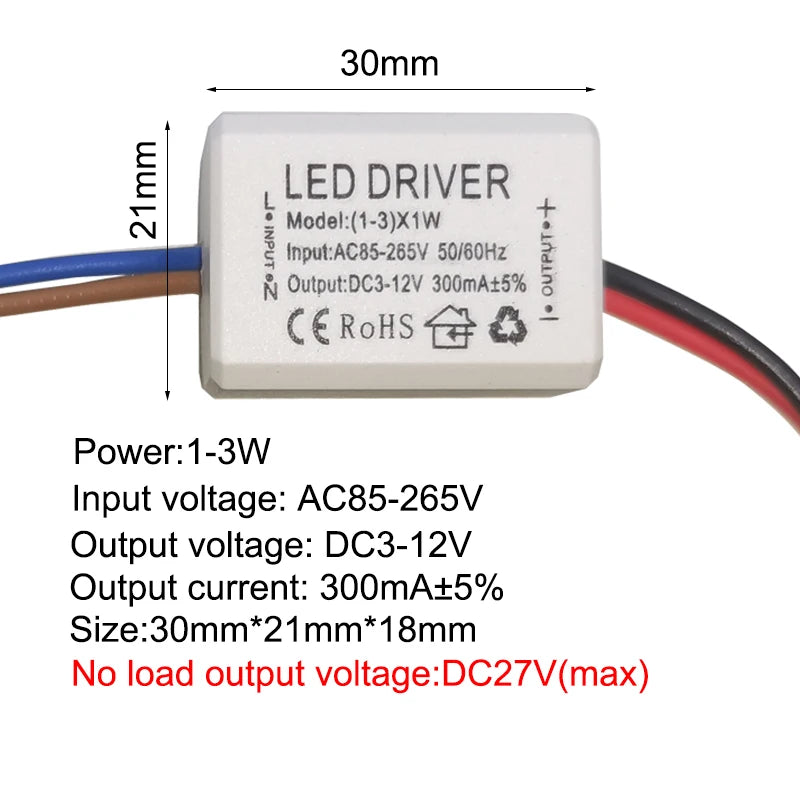 Iluminación LED Driver 300mA 1W · Iluminación Setup Gaming