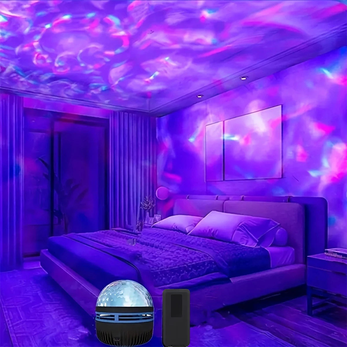Lámpara LED Galaxy Projector ,Water · Iluminación Setup Gaming