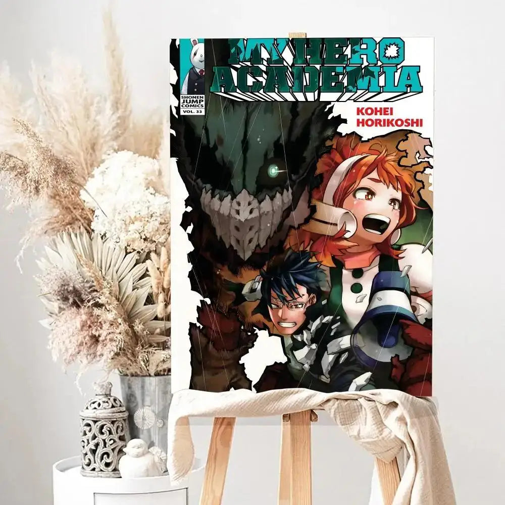 Poster HighQuality Canvas Gift My Hero Academia · Decoración Setup Gamer y Escritorio