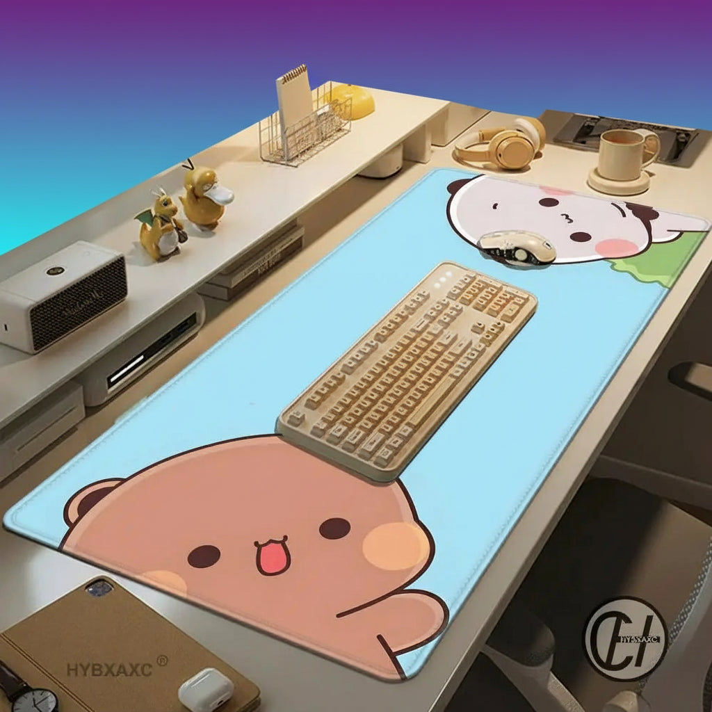 Alfombrilla Gaming XXL BuBu DuDu Kawaii - Mouse Pad Grande HD para Escritorio
