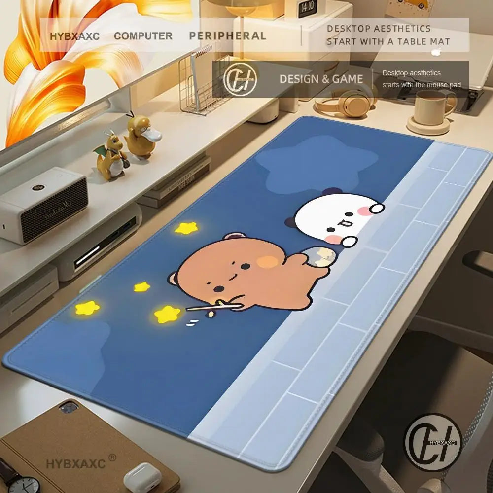 Alfombrilla Gaming XXL BuBu DuDu Kawaii - Mouse Pad Grande HD para Escritorio