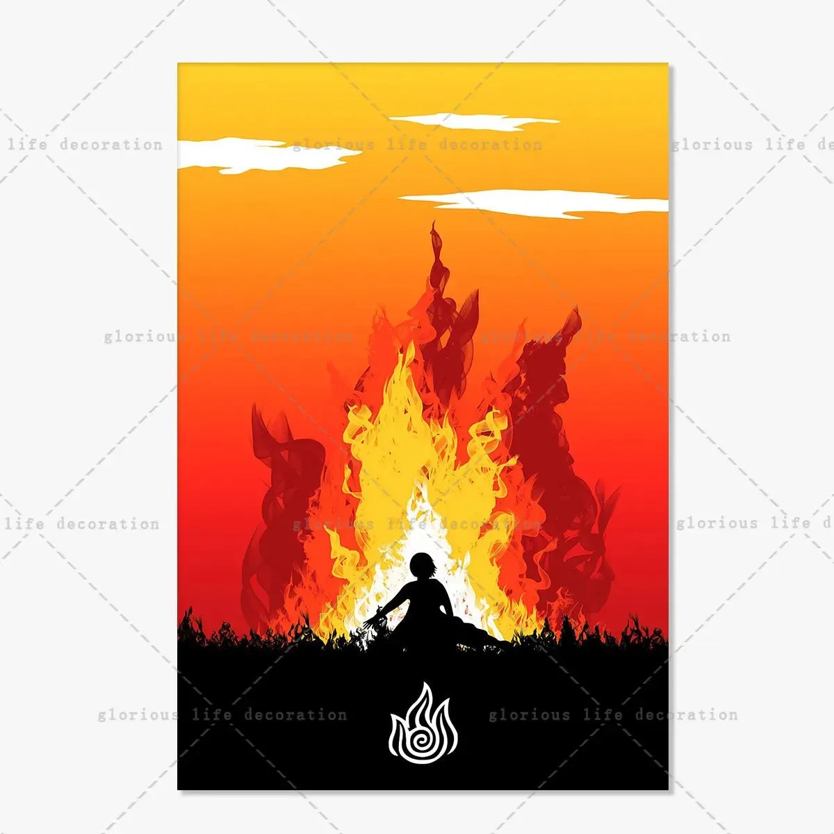 Poster Avatar The Last Airbender · Decoración Setup Gamer y Escritorio