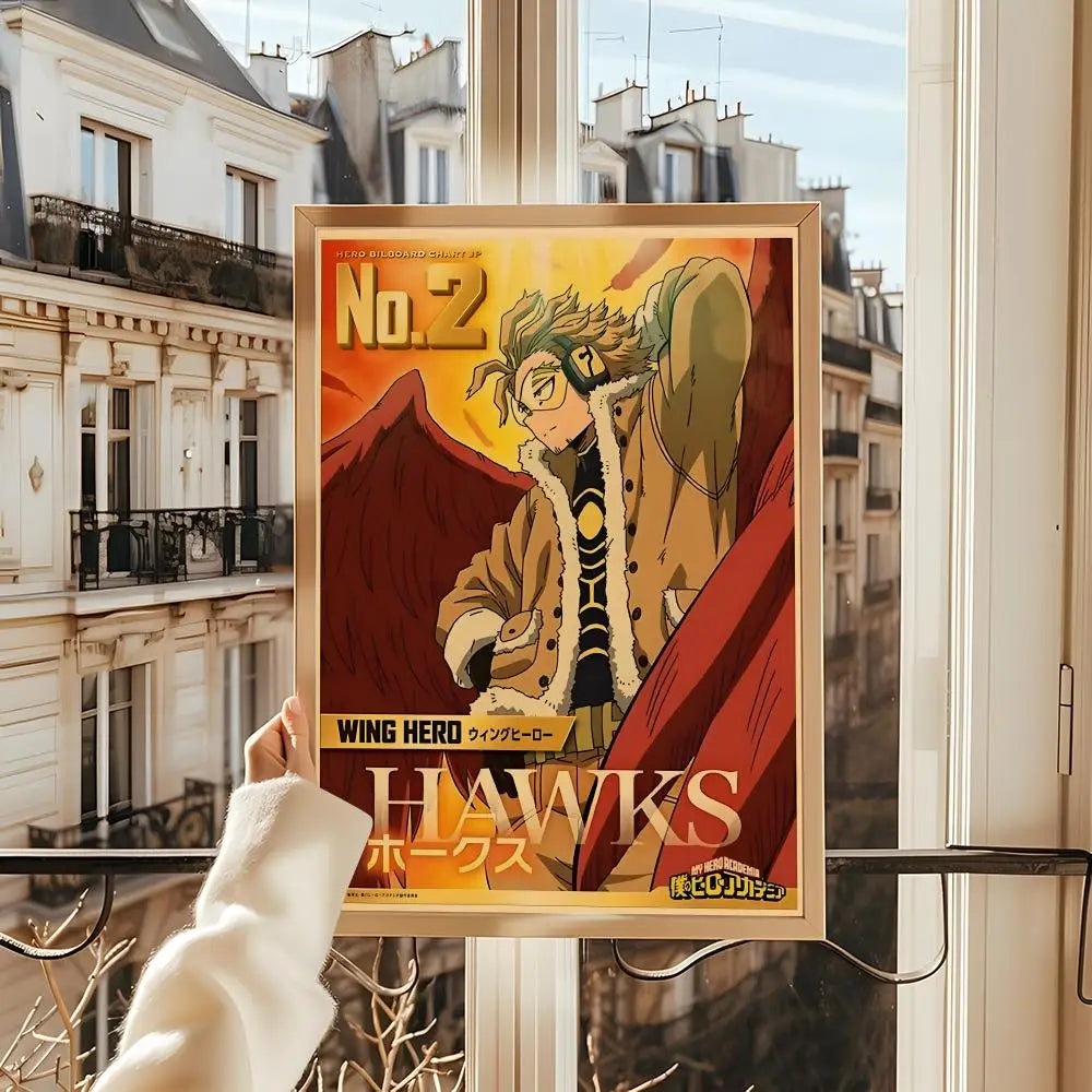 Poster My Hero Academia Room · Decoración Setup Gamer y Escritorio