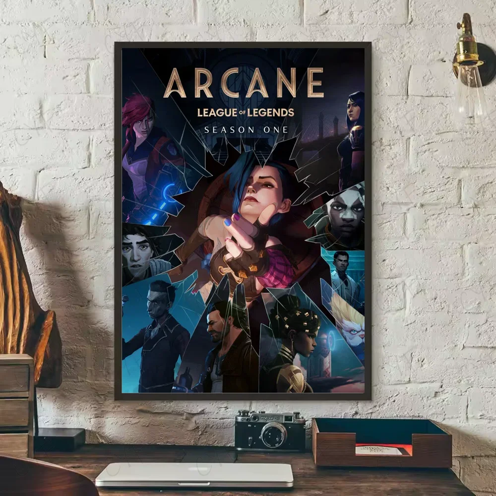 Poster ARCANE Movie Aesthetic Canvas · Decoración Setup Gamer y Escritorio
