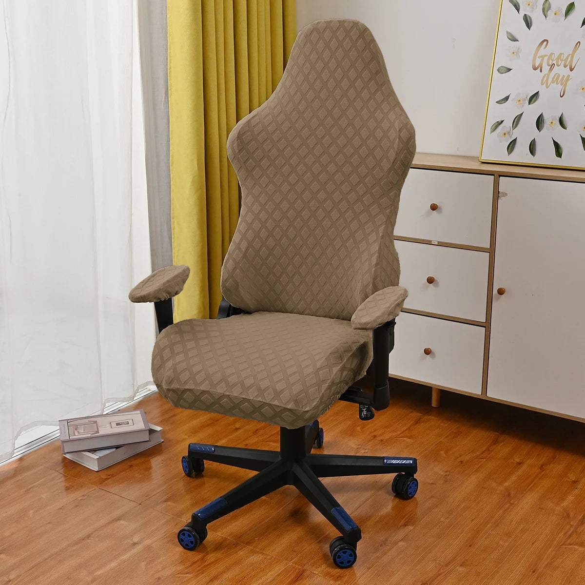 Funda Impermeable para Silla Gaming Negra · Tamaño Universal Reclinable