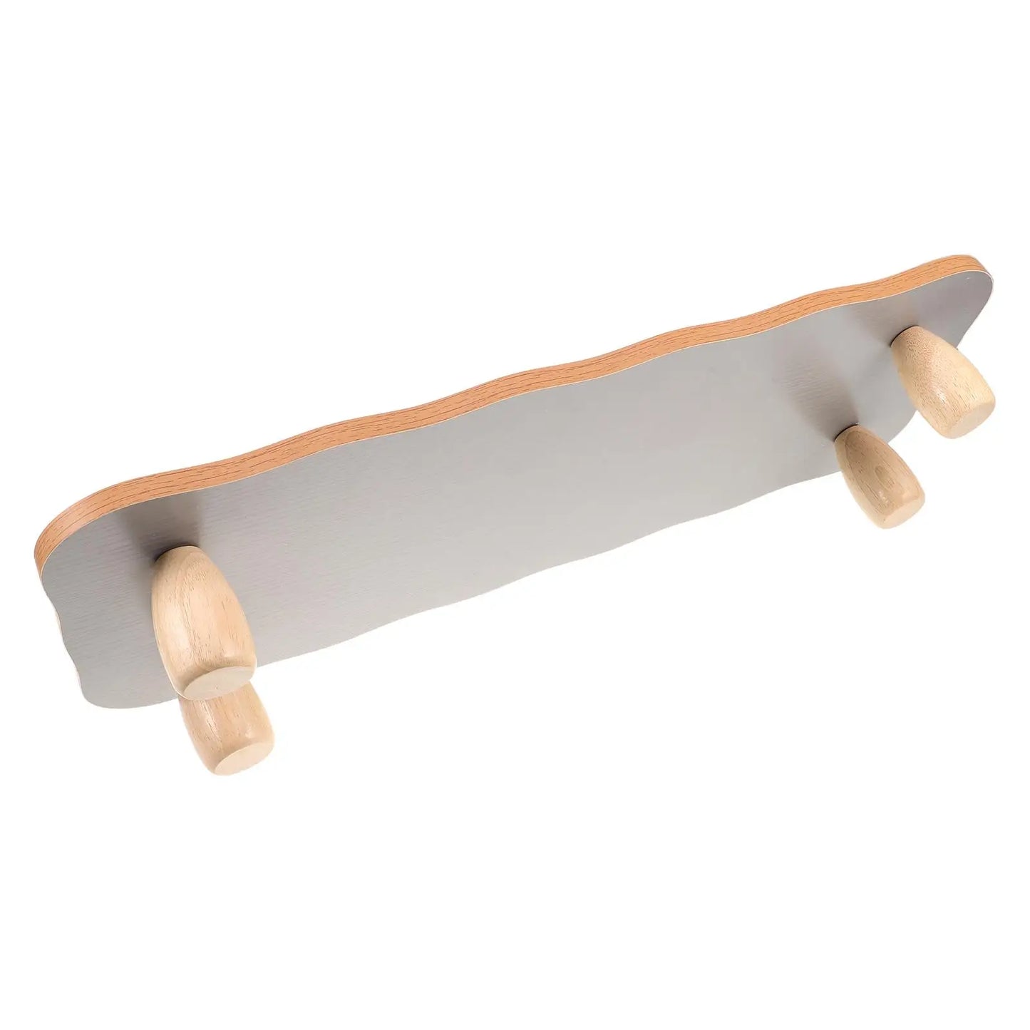 Soporte Elevador de Madera para Monitor - Organizador de Escritorio con Estantería
