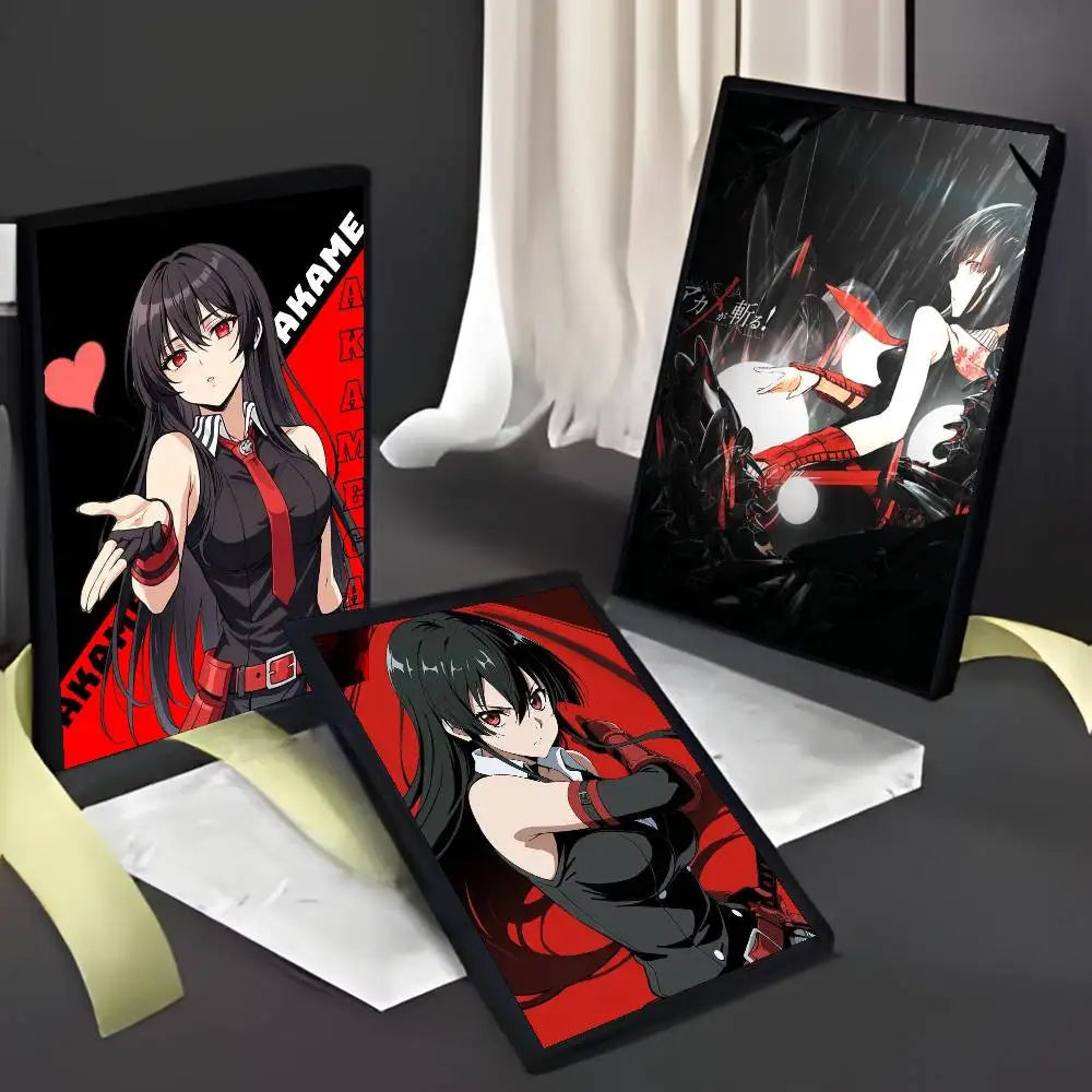 Poster Akame Ga Kill Art · Decoración Setup Gamer y Escritorio