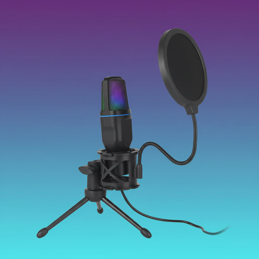 Micrófono USB RGB para gaming