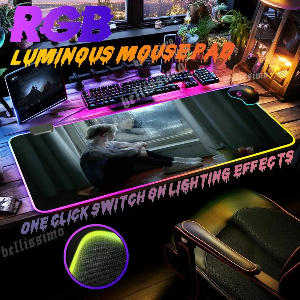 Alfombrilla Gaming RGB Resident Evil - Extended Mouse Pad Impermeable 70x40cm