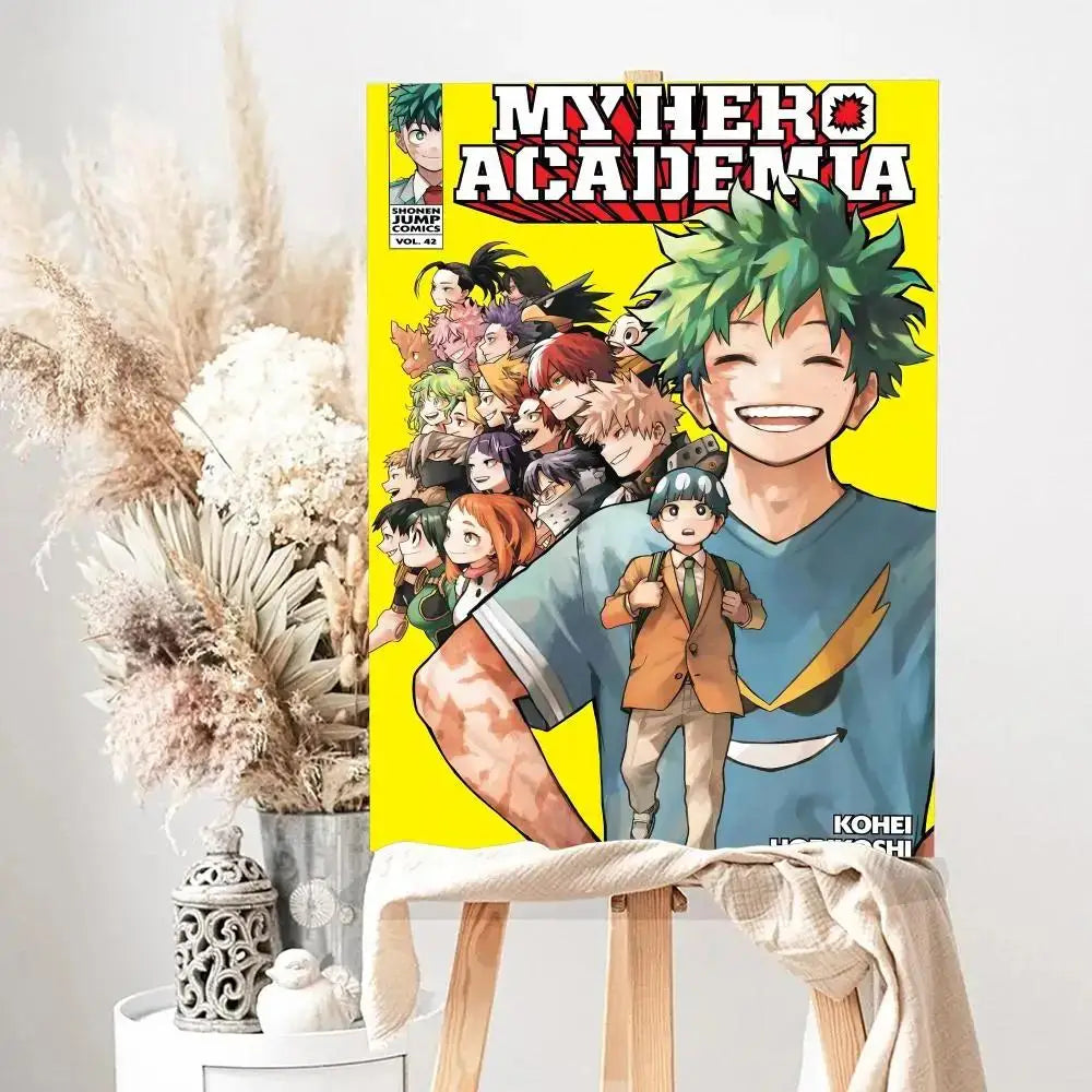 Poster HighQuality Canvas Gift My Hero Academia · Decoración Setup Gamer y Escritorio