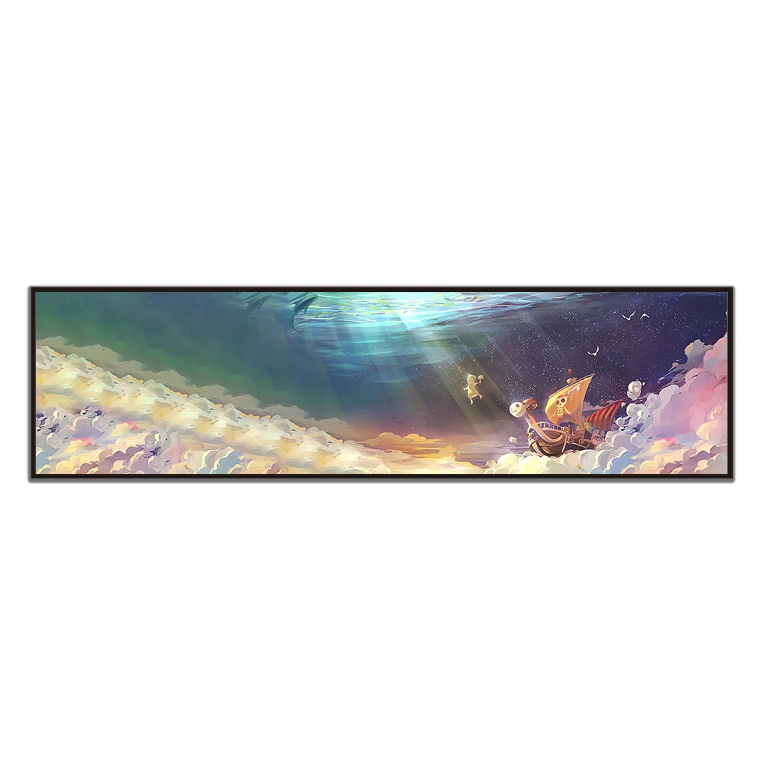 Poster One Family Photo Hanging One Piece · Decoración Setup Gamer y Escritorio
