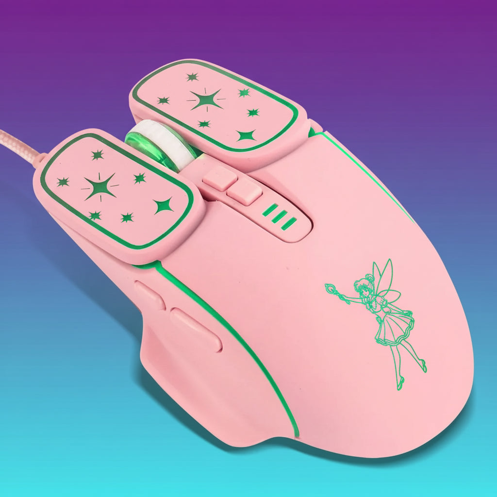 Ratón Gaming con Cable RGB 6400 DPI HMO-18
