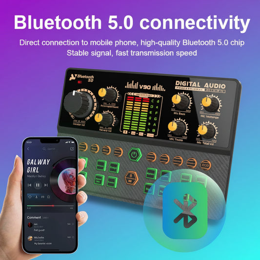 Mezclador de audio gaming V90