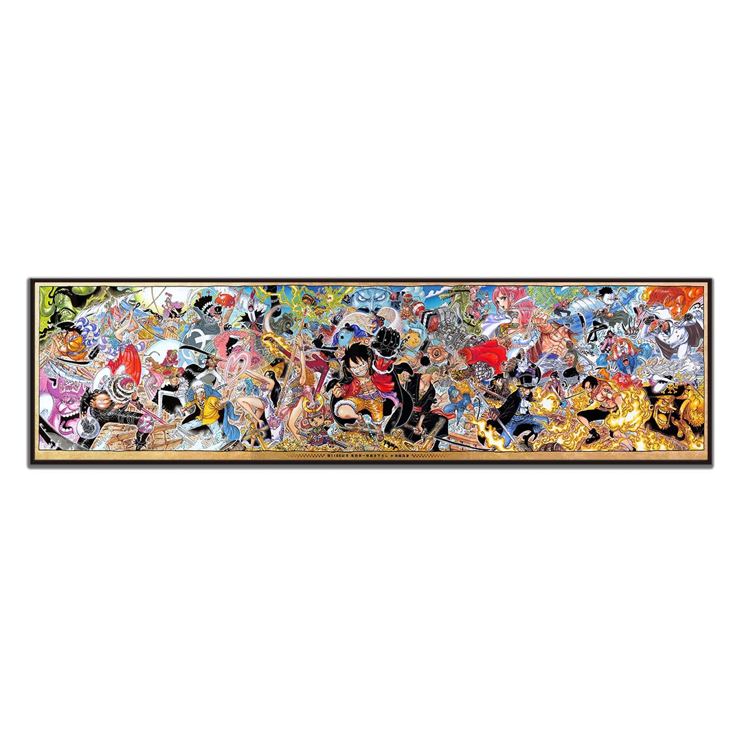 Poster One Family Photo Hanging One Piece · Decoración Setup Gamer y Escritorio