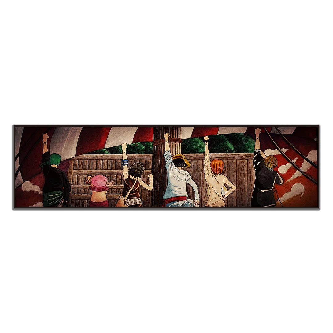 Poster One Family Photo Hanging One Piece · Decoración Setup Gamer y Escritorio