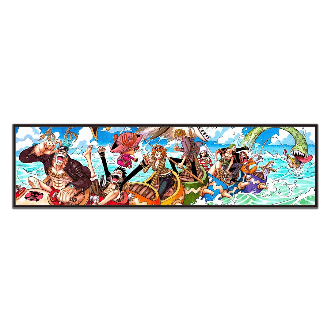 Poster One Family Photo Hanging One Piece · Decoración Setup Gamer y Escritorio