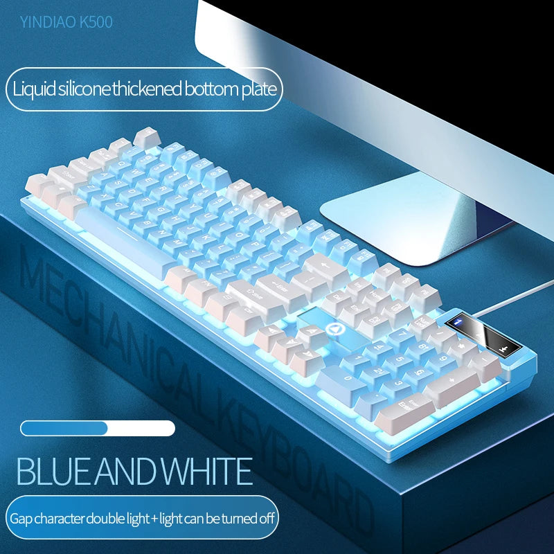 WHXMSH RGB Strike 104 – Teclado Gamer Competitivo