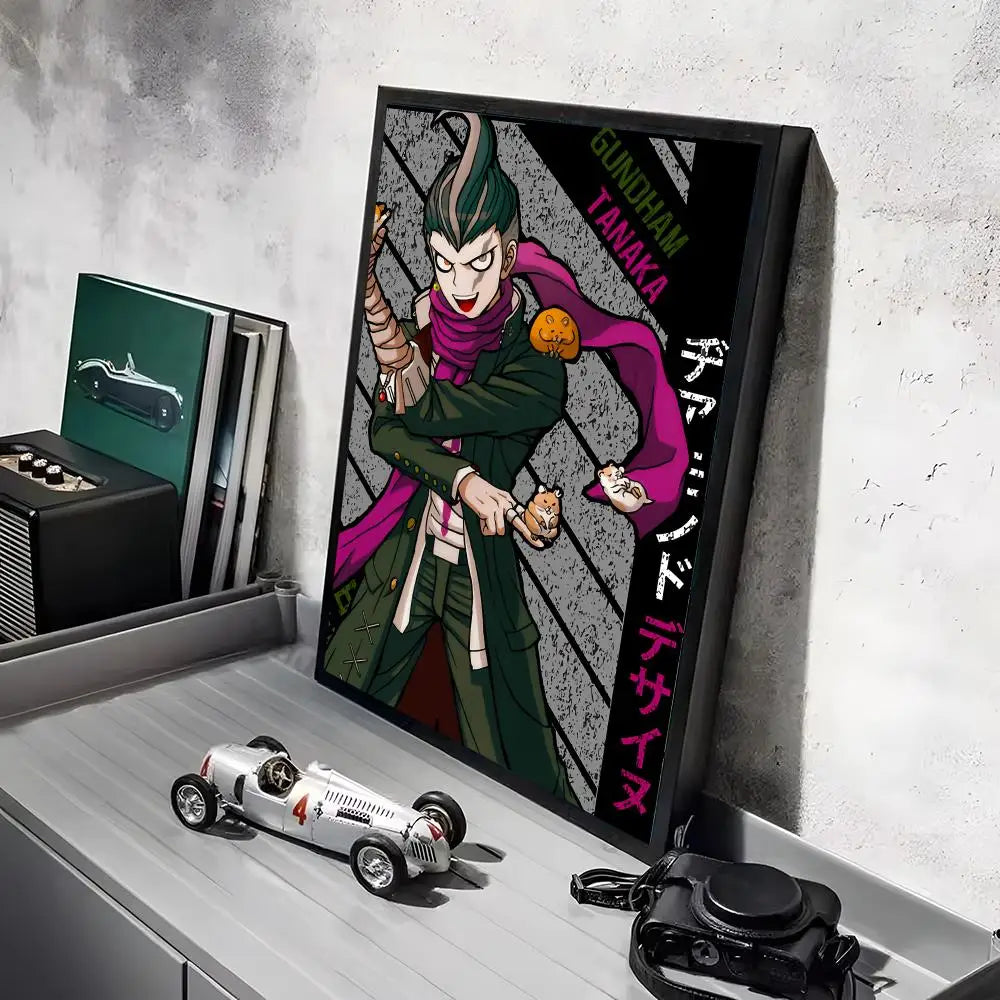 Poster Game D_DanganRonpaS Stickers Mural · Decoración Setup Gamer y Escritorio