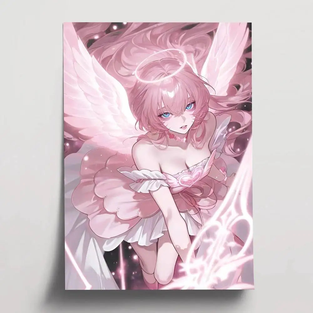 Poster Girl Posters Paintings Study · Decoración Setup Gamer y Escritorio