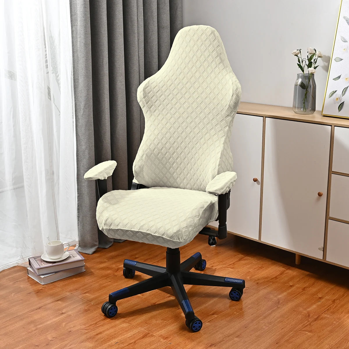 Funda Impermeable para Silla Gaming Negra · Tamaño Universal Reclinable