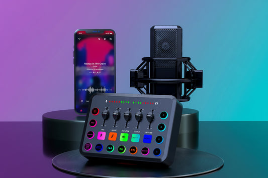 Mezclador de audio para directos y streaming