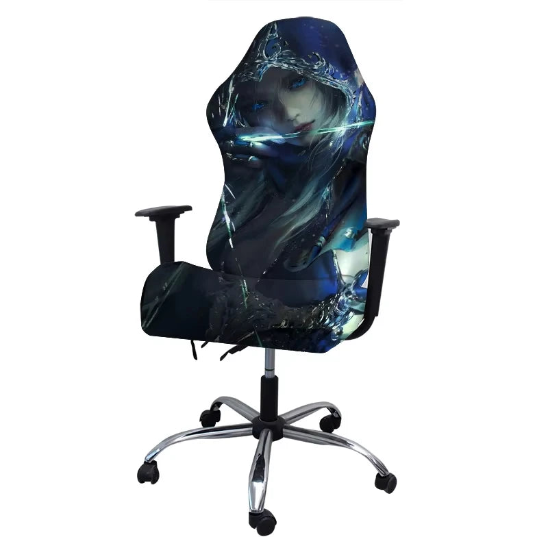 Funda Impermeable para Silla Gaming Negra · Tamaño Universal Reclinable