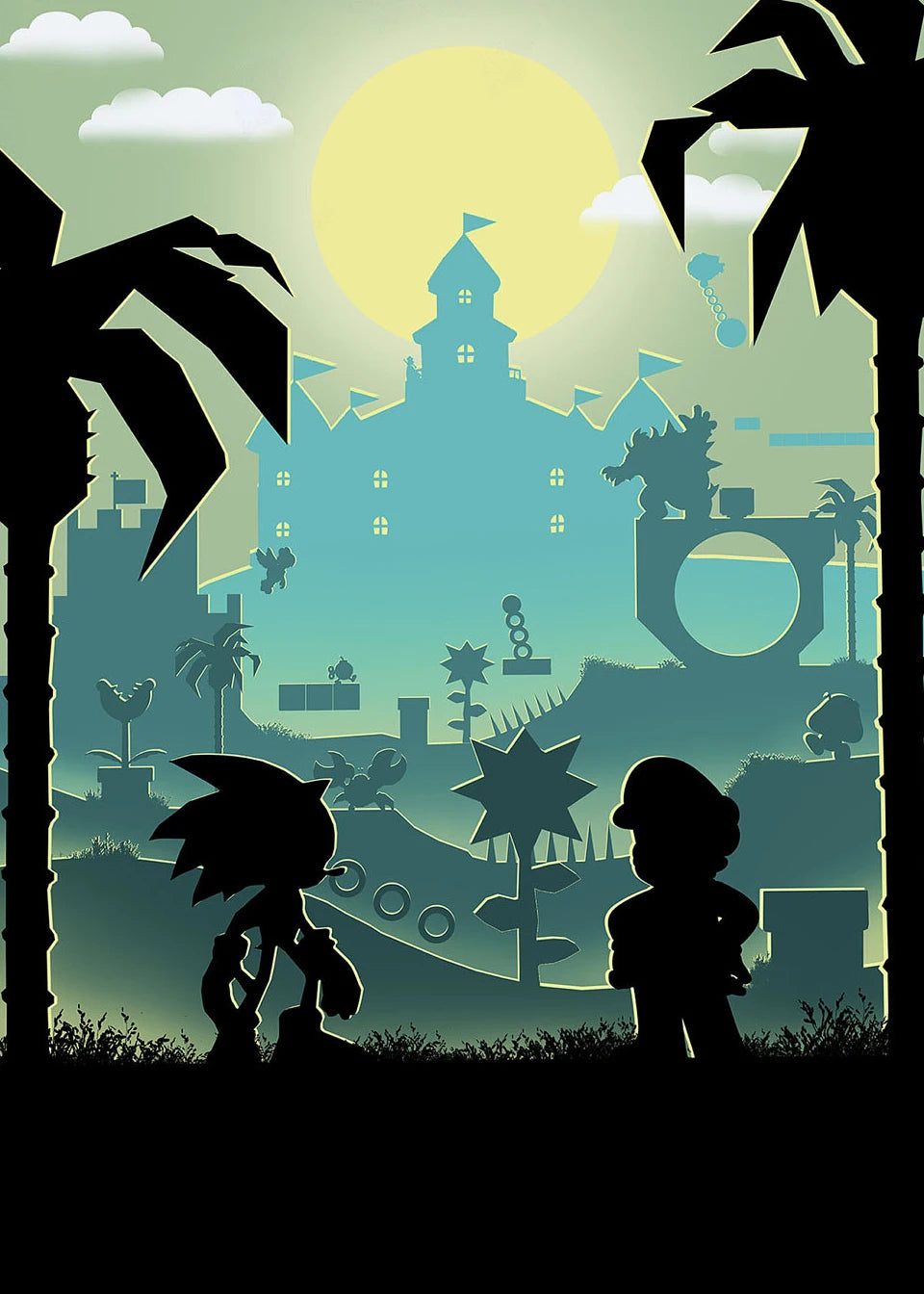 Poster Minimalist Video Game and · Decoración Setup Gamer y Escritorio
