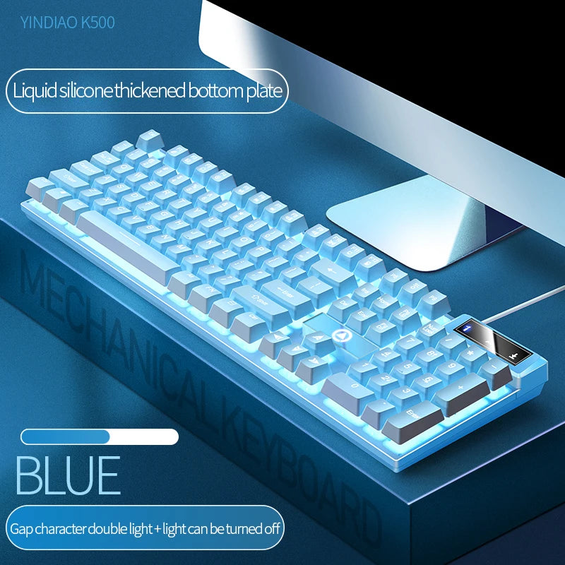 WHXMSH RGB Strike 104 – Teclado Gamer Competitivo