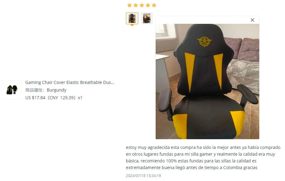 Silla Gaming Reclinable Negra y Azul · Setup Gamer Económico con Reposabrazos