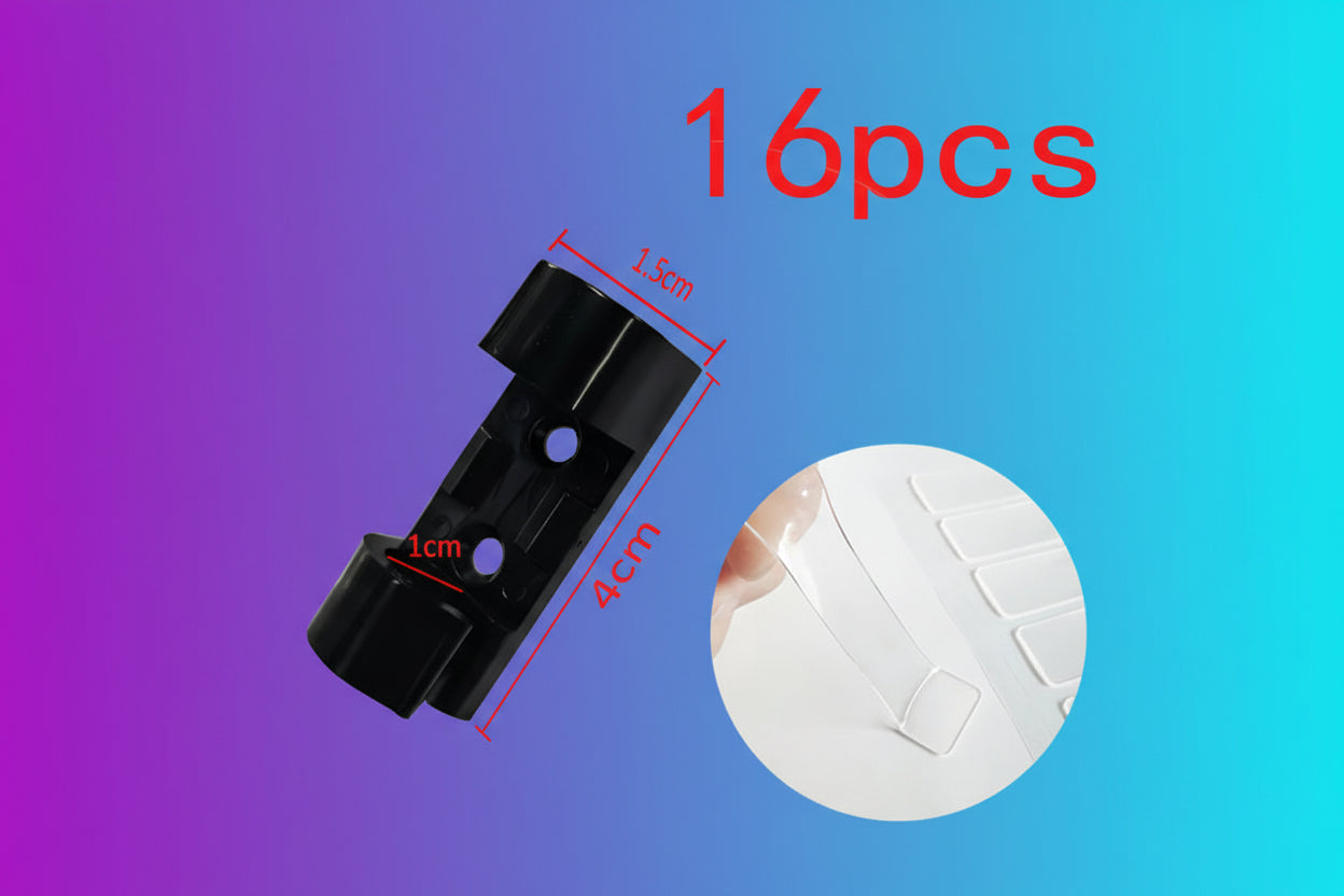 Organizador de Cables con Clips Adhesivos