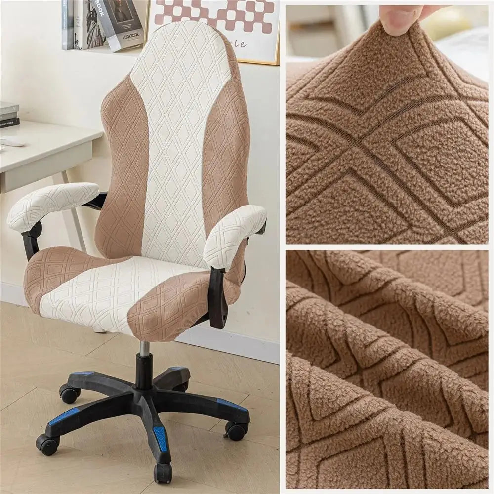 Funda Jacquard Antideslizante para Silla Gaming · 95cm Multicolor Decorativa