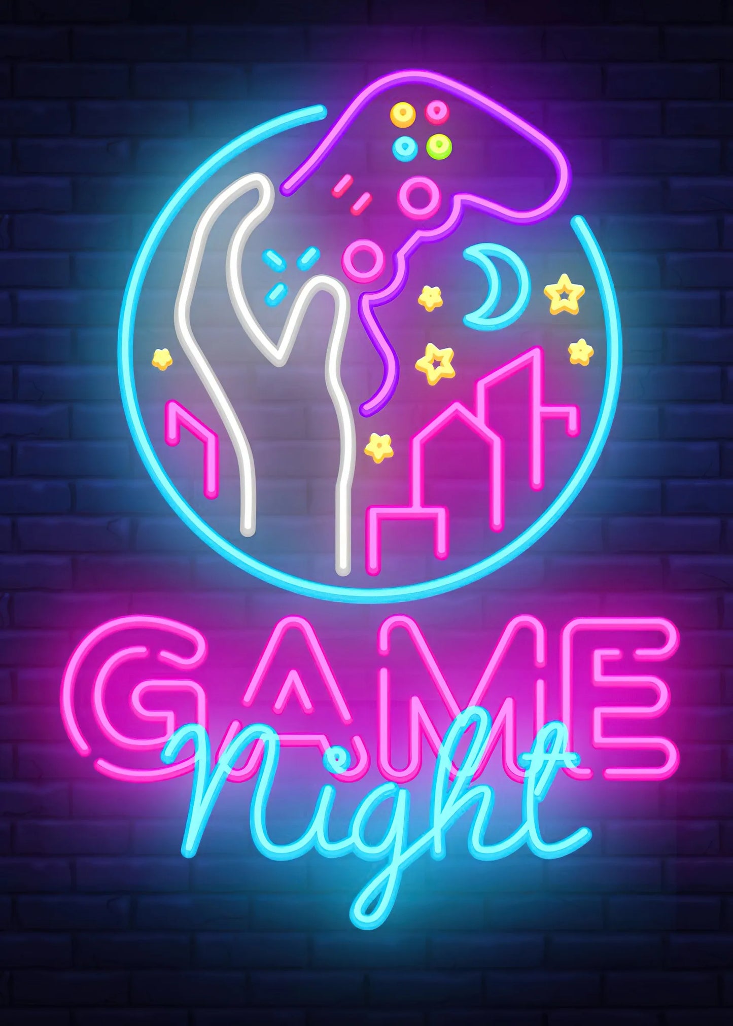Neón LED Gaming Quotes Game · Iluminación Setup Gaming