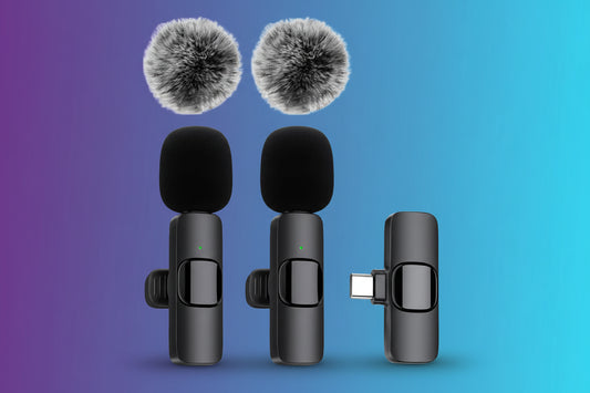 Micrófono inalámbrico para iPhone y Android