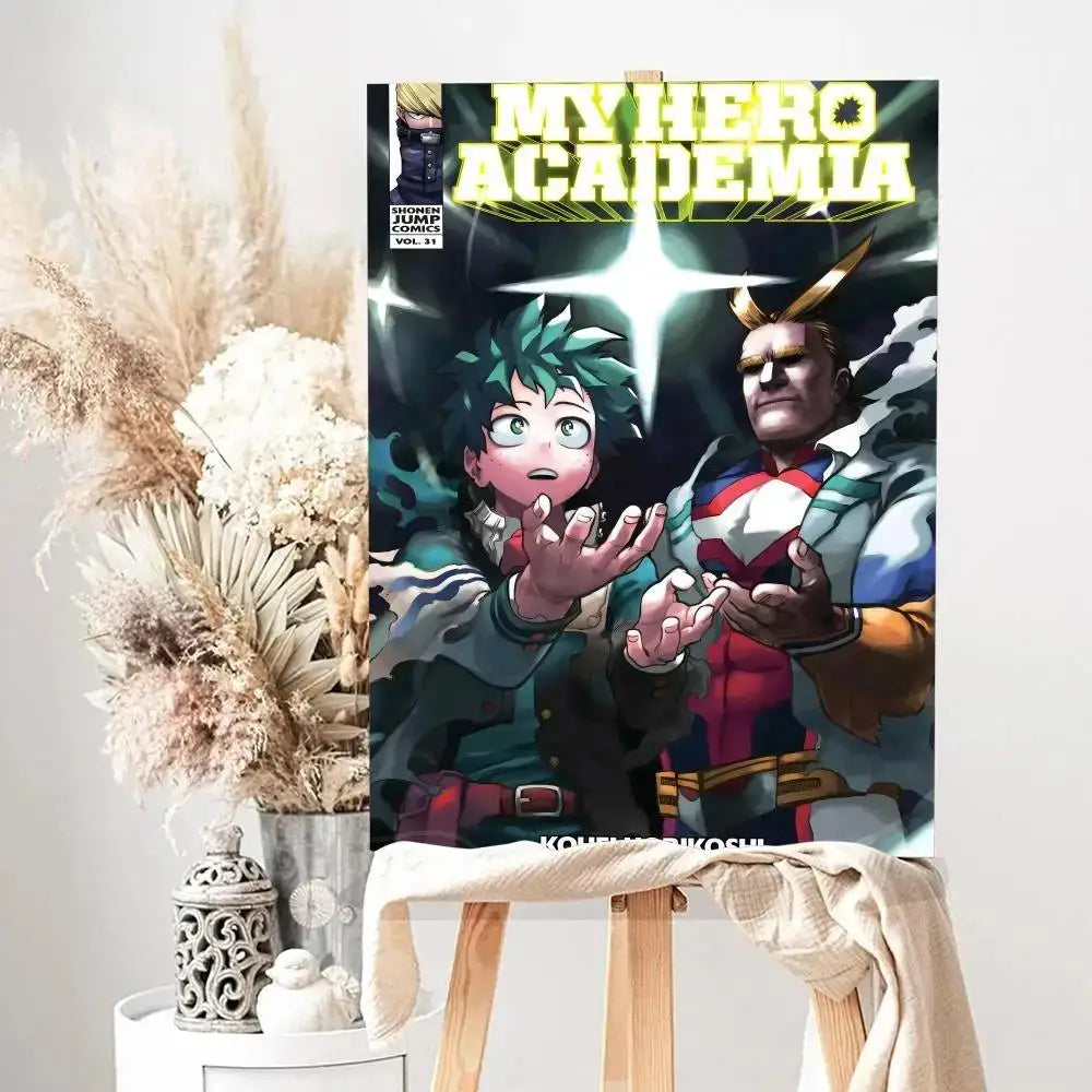 Poster HighQuality Canvas Gift My Hero Academia · Decoración Setup Gamer y Escritorio