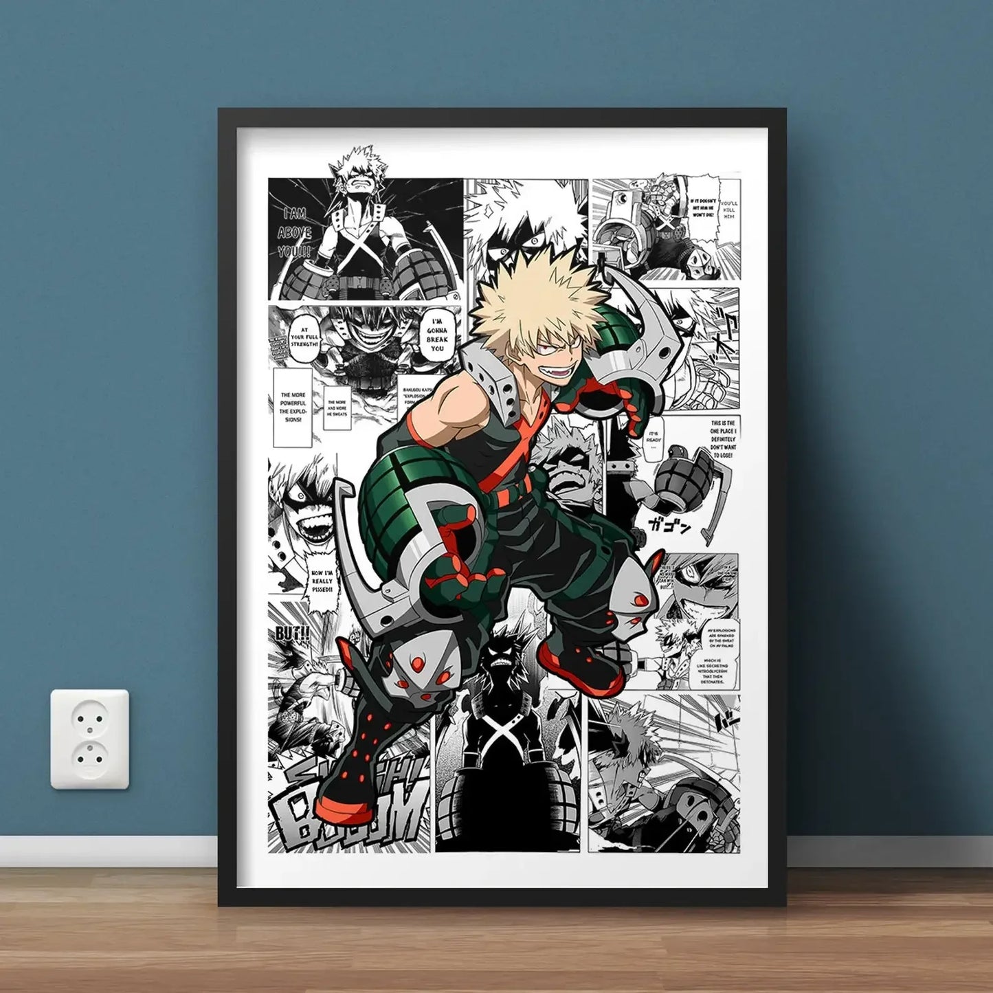 Poster Japan Posters Manga Canvas My Hero Academia · Decoración Setup Gamer y Escr...