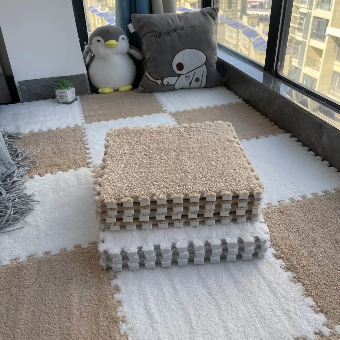Alfombra Decorativa Soft Floor Mat Stain 30cm · Decoración Setup Gamer y Escritorio
