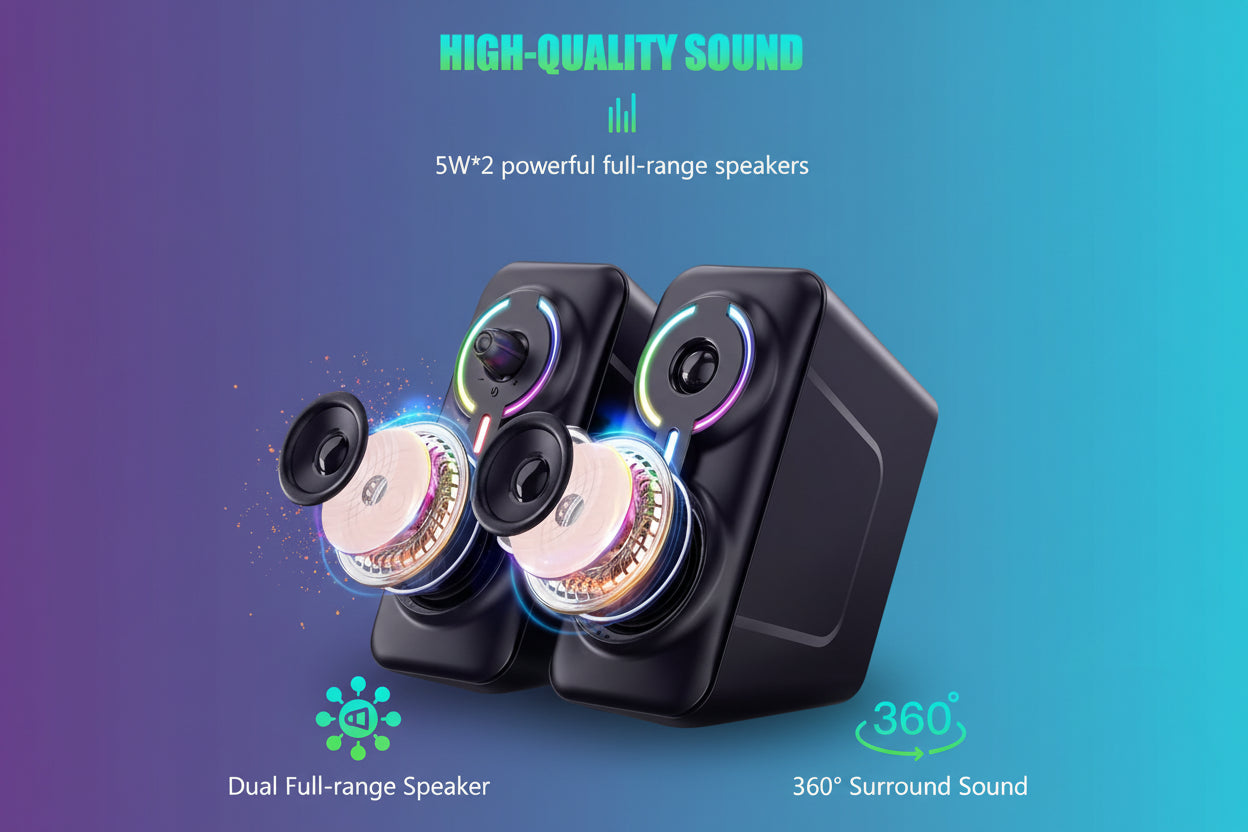 L6 RGB Gaming Speakers