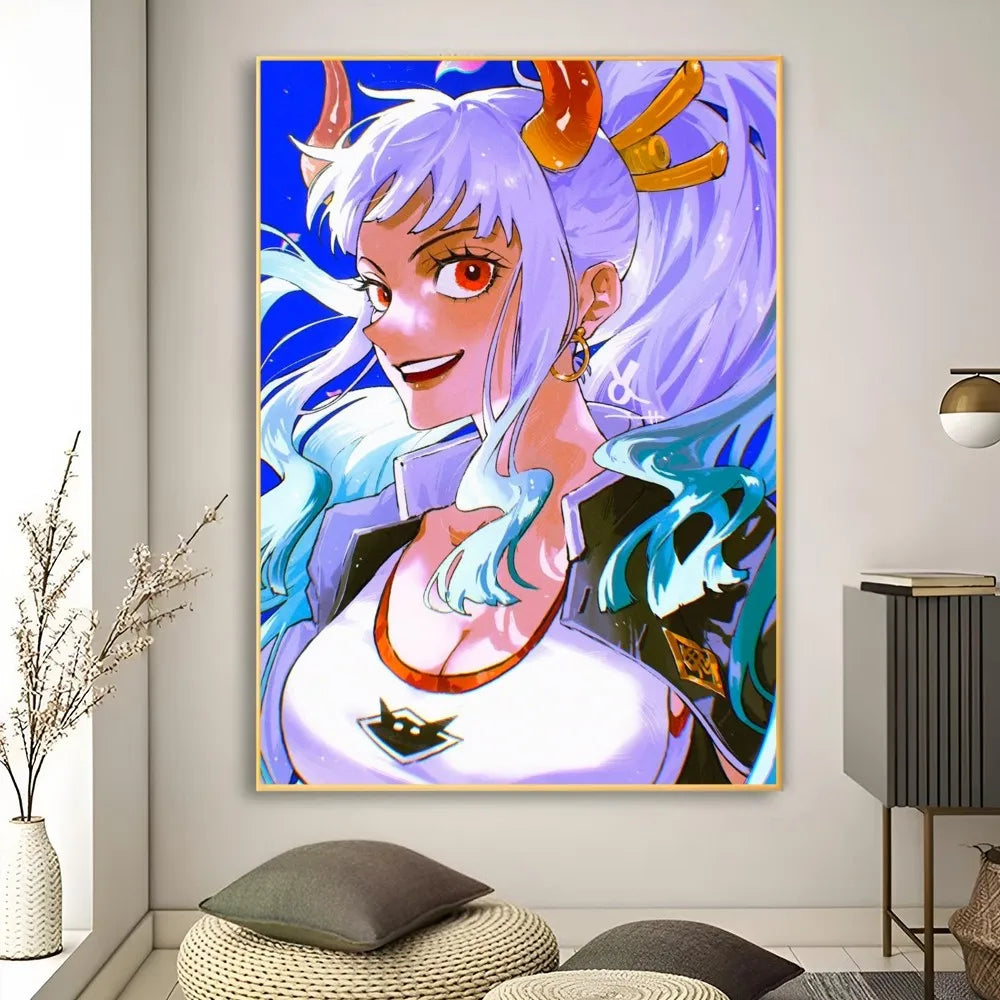 Poster Yamato onepiece Art Print · Decoración Setup Gamer y Escritorio