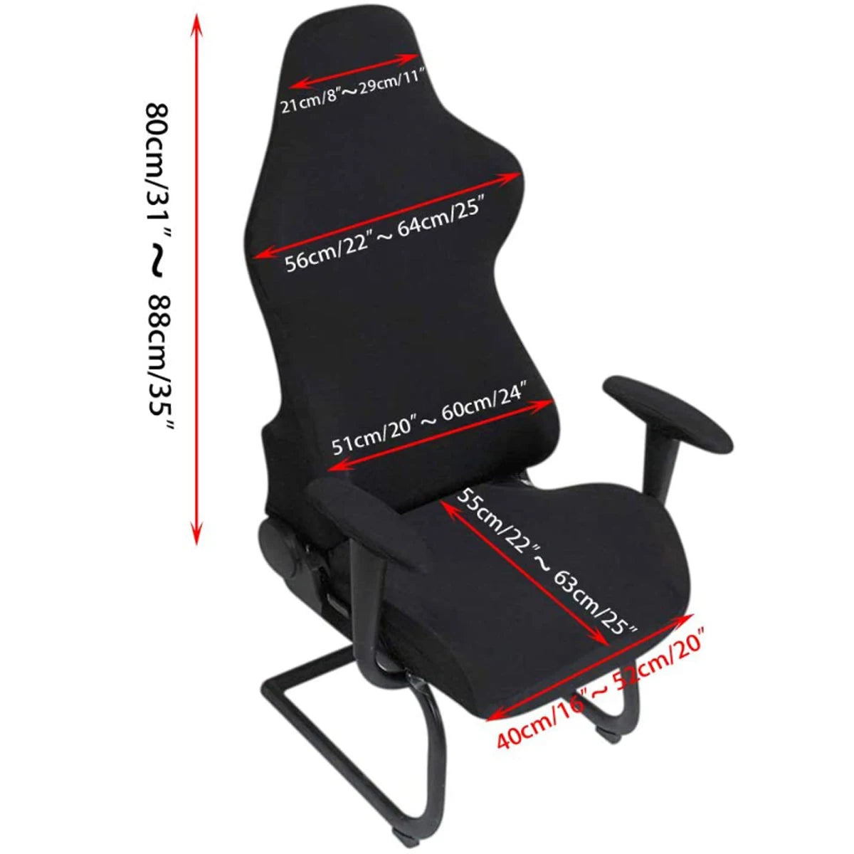 Funda Universal para Silla Gaming · 18 Colores Disponibles · Elástica Antimanchas