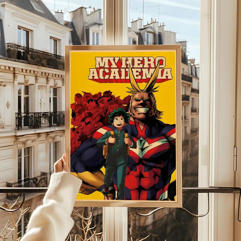 Poster My Hero Academia Room · Decoración Setup Gamer y Escritorio