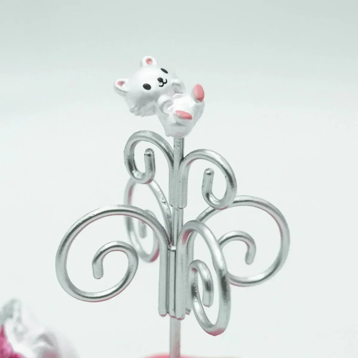 Figura Decorativa Hello Kitty con Espejo Joyero · Decoración Setup Gamer Kawaii