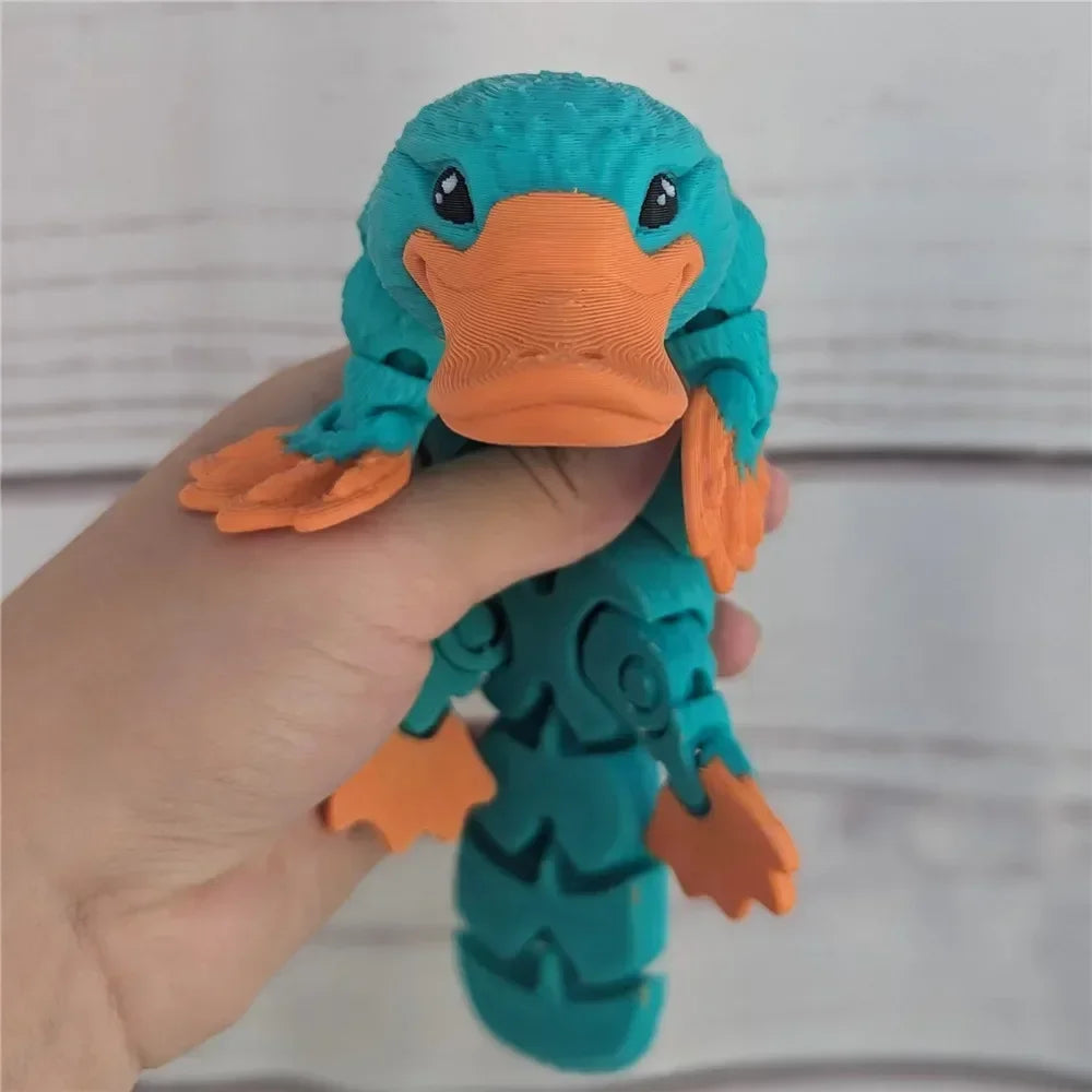 Figura Articulated Platypus Printed Multi-Joint · Decoración Setup Gamer y Escritorio