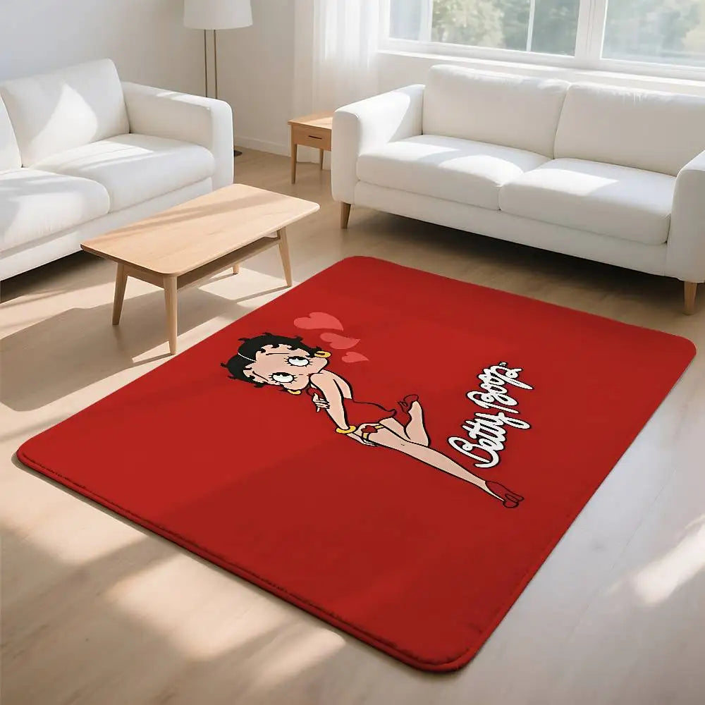 Alfombra Decorativa Sexy B-Betty--B-Boop-s Floor Mat · Decoración Setup Gamer y Es...